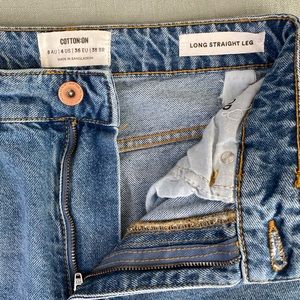 Cotton on long straight leg jeans